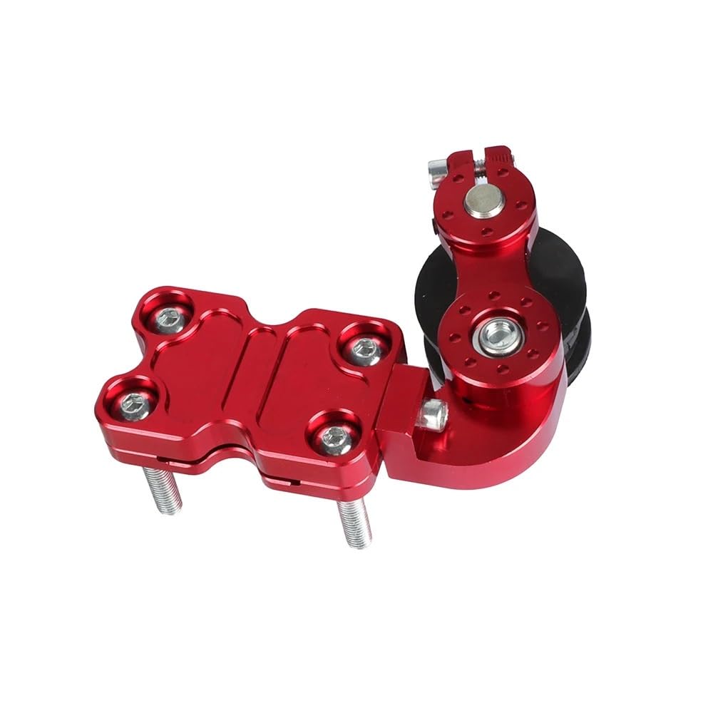 Ajusteur de Chaîne Rouleau tendeur de chaîne de réglage, pièces de Transmission de chaîne de moto pour Chopper ATV, accessoires de Modification Tendeur de Chaîne de Réglage de | Silver