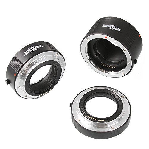 Fotga Macro Af Auto Focus Automatic Extension Tube Ring 13Mm + 20Mm + 36Mm Set For Kenko Canon Ef Ef-S Lens #TOP5