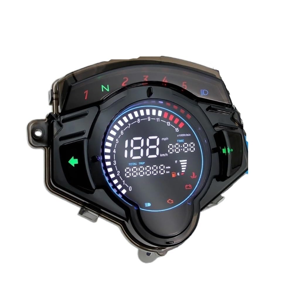 Moto Contachilometri Tachimetro Tester Digitale Lcd Contagiri Livello Carburante Per LC135 Per V2 /V3/ V4 /V5 /V6 Contagiri Moto