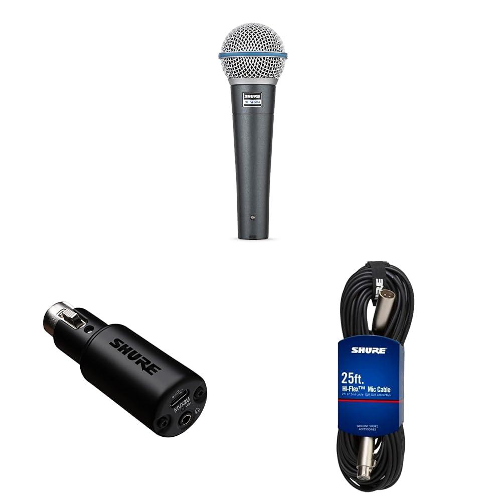 R*u様 SHURE BETA 58A ダイナミックマイク　本体のみ SHURE Beta58A ダイナミックマイク - パプリカミュージックレンタル