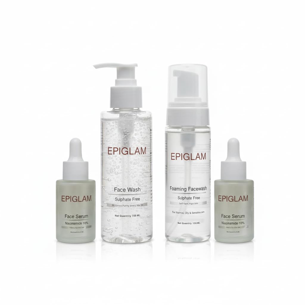 Advanced Face Care Kit with Vitamin C Serum Niacinamide Serum | AM PM Skin Care Essentials | Sun Protection Cream for Men Women_Pack 2-image-39