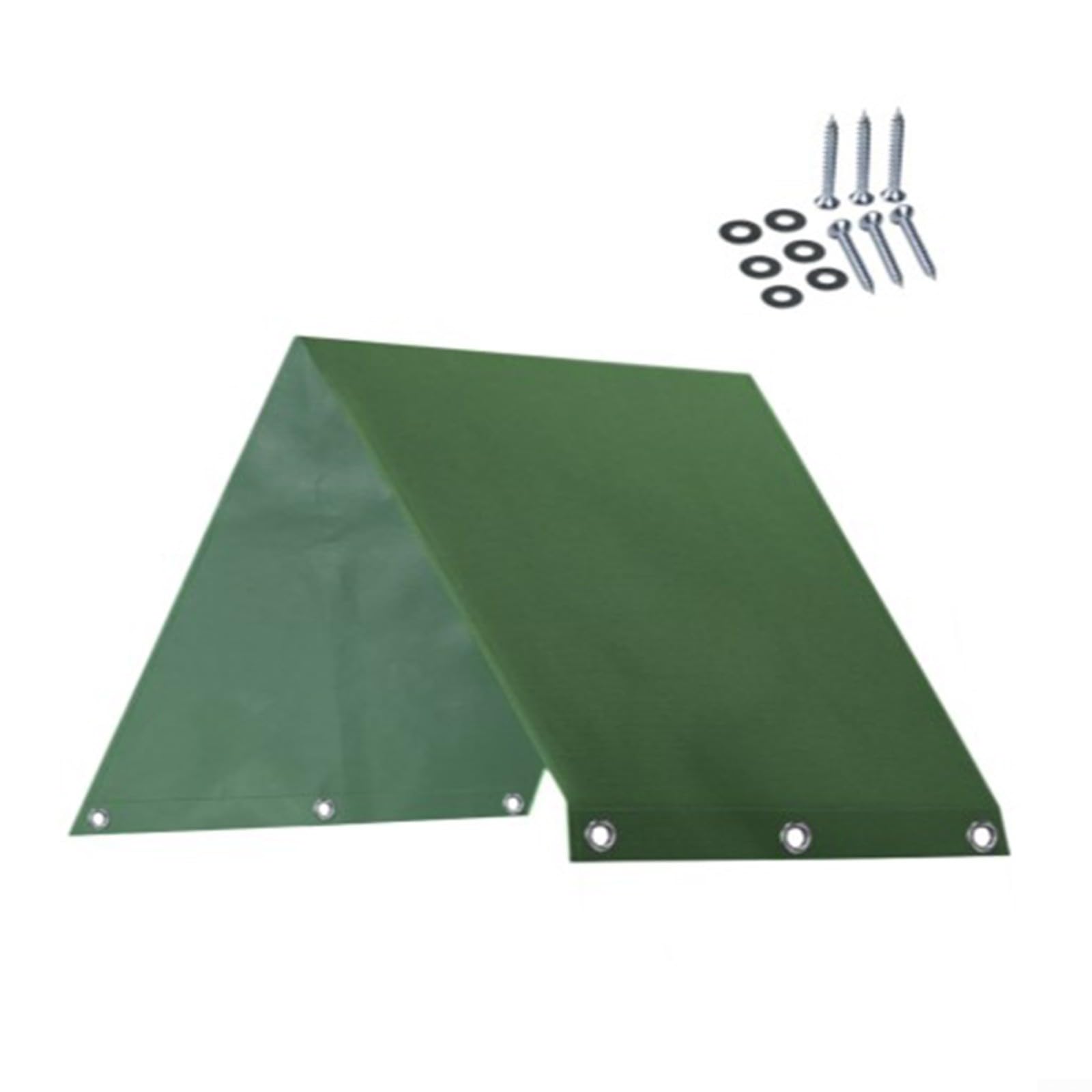 Toit de rechange pour balancelle d'extérieur - 109 x 228 cm - Tissu 600D résistant aux intempéries - Pour jeux de jardin - Vert