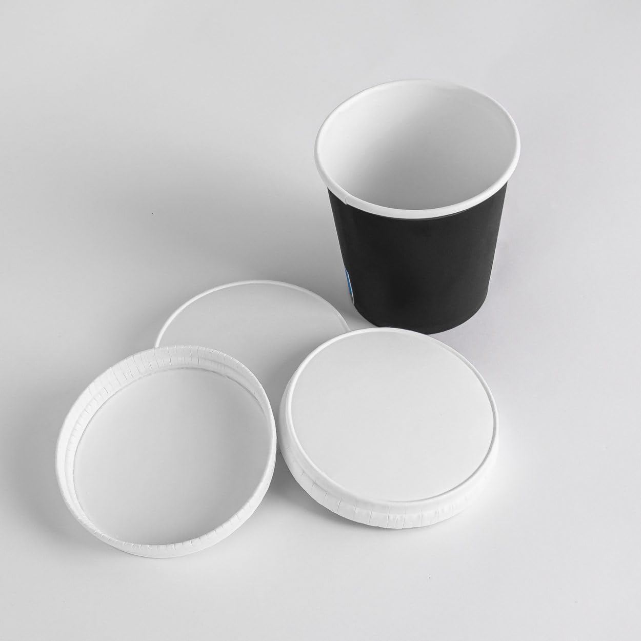 Coperchio per bicchieri di cartone, per bicchieri da caffè da asporto, biodegradabile e compostabile, per bicchieri di cartone (1000, Ø 62.5)