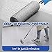 Louis Forest Epoxy Floor Paint, Epoxy Colored Sand Floor Paint, High Gloss Marble Effect Coating, Epoxys Floors Paints for Concrete, Waterproof, Non-Slip, Both Indoor and Outdoor (Gray,96OZ(3KG))