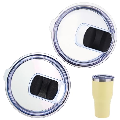 Magnetic 30 oz Tumbler Lid Compatible with Rtic Coffee Travel Mug 30oz ONLY Splash Proof And BPA Free Replacement Lid 2Pack(OLD Rtic 30oz Not Fit)