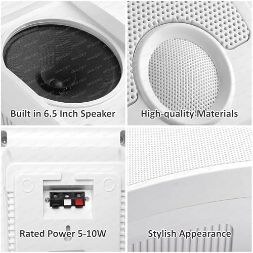 DULCET DC-WS6X 6.5 inch 10W Wall Mounted Indoor Wired Public Address Speaker - Image 6