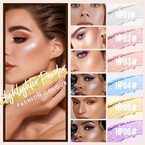 VIOLA HOUSE Poudre de Fee,Highlight Poudre Tapotante,Body Shimmer Highlighter Makeup,Paillettes Visage Corps,Glitter Naturel,Paillettes Maquillage.7g/0.25oz.(Jaune) – Image 5