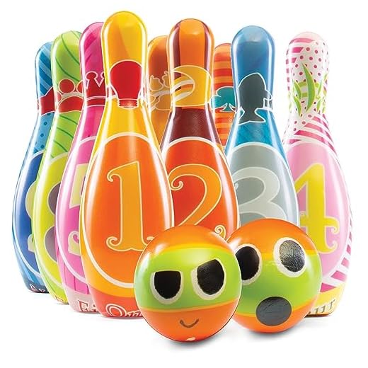 Play22 Kids Bowling Set with Carrying Bag - Colorful 12 Piece Toy Bowling Set - Sturdy Soft Foam Set - Includes 10 Pins and 2 Balls – Childrens Bowling Set & Toddler Bowling Set - Original by Play22