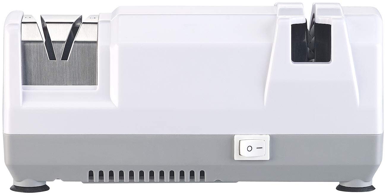 Rosenstein & Söhne Elektrischer Diamant-Messerschärfer 40 W Grob- und Feinschliff