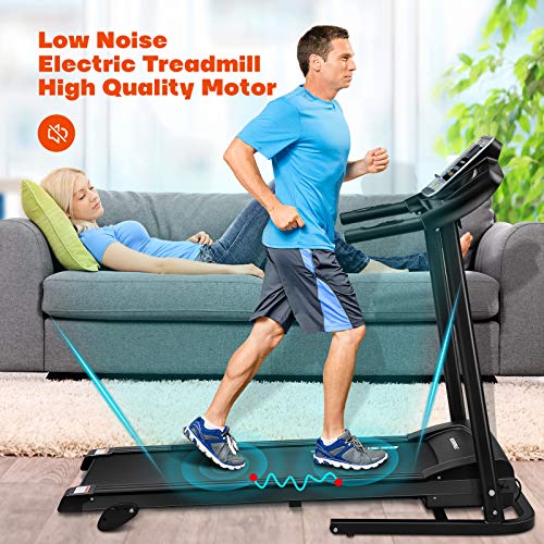 ABOOFAN Esteira dobrável BESPORTBLE 2.0HP esteira elétrica de 15,7 