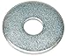 1/4" x 47/64" OD Plain Finish 18-8 Stainless Steel Type B Regular Flat Washers, 10 pk.