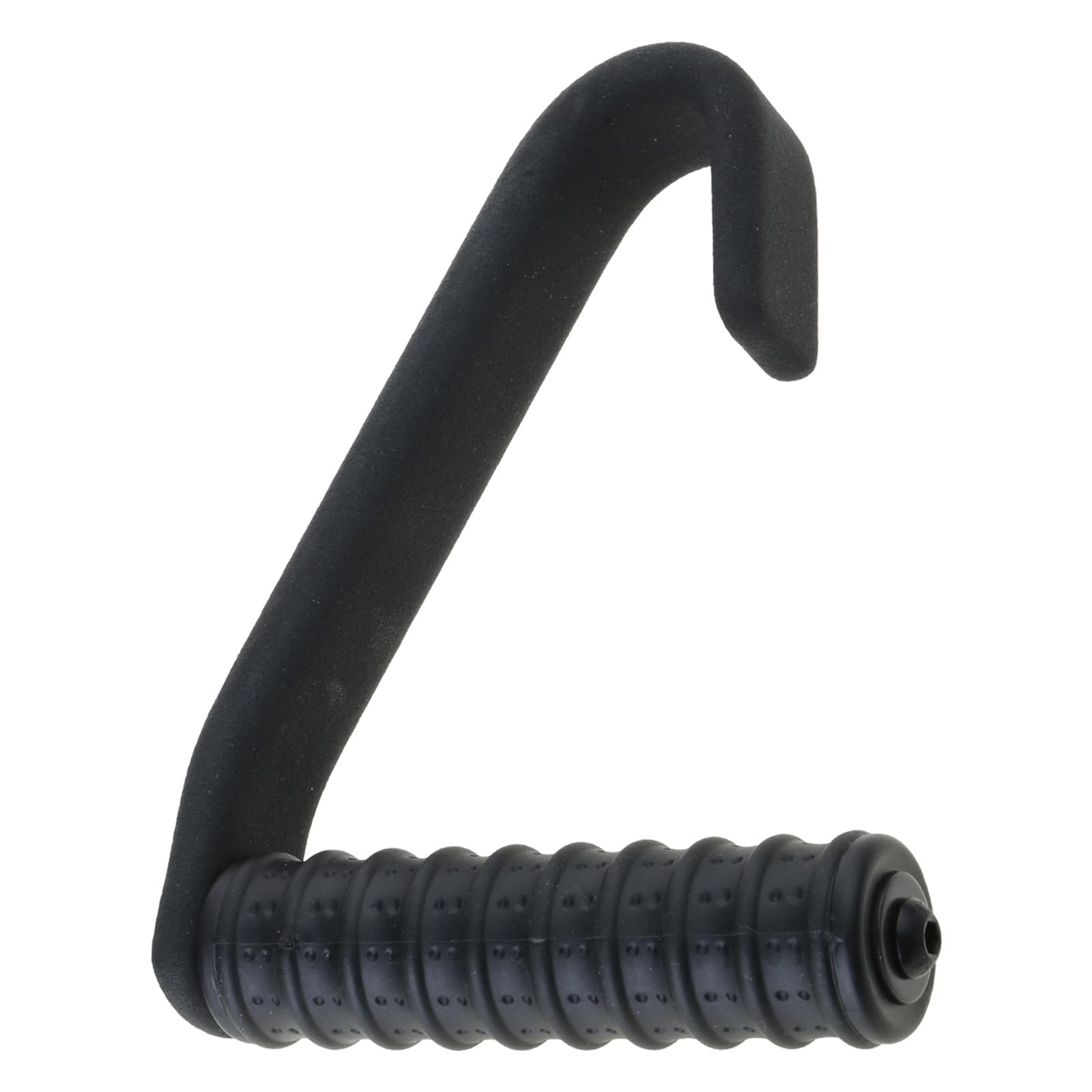 Uchwyt z hakiem do fitnessu miękki owinięty drążek treningowy w kształcie litery C uchwyt fitness uchwyt do wyciągania kabli mocowania maszyny uchwyt treningowy do opaski oporowej owijka