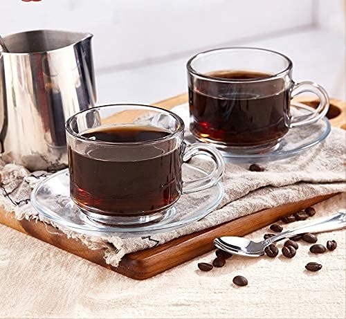 Image of Transparent Tea and Coffee Cup, Glass Cups, Clear Tea Cups Glass, (Set of 18) (18, 180 ML)