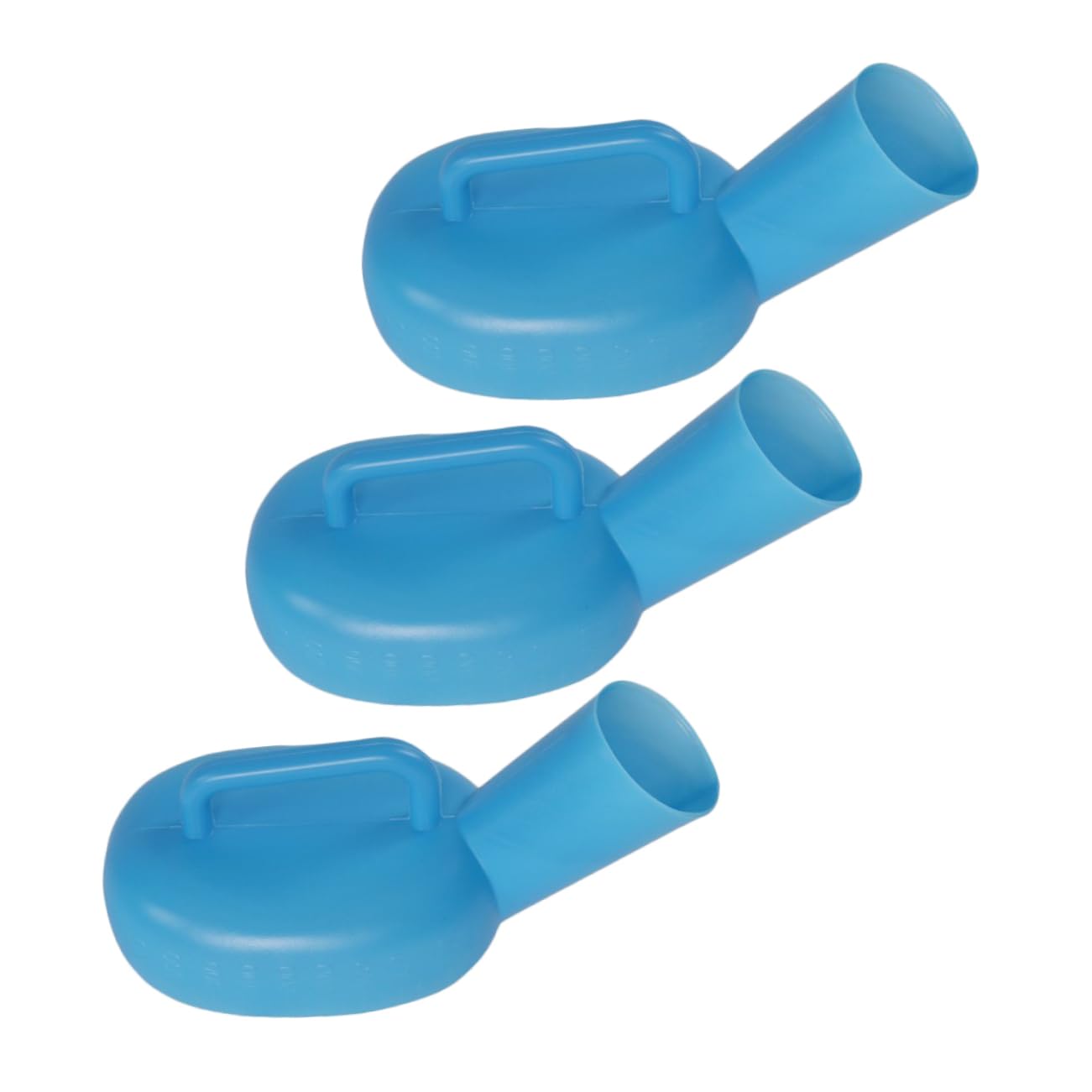 minkissy Portable Urinal Bottles 3pcs Set Suitable for Old Men Patients Travel and Camping Blue