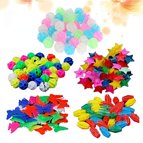 image for LIOOBO 170pcs Bike Wheel Spokes Beads Clip Bicycle Decors Colorful Lum