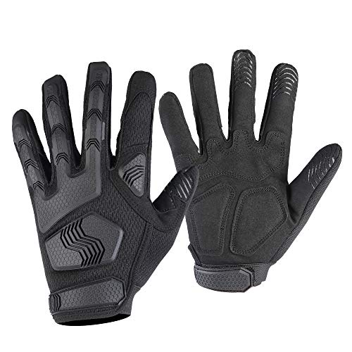 AXBXCX Camouflage Full Finger Tactical Gloves Protection for Riding Driving Motorcycle Cycling ATV