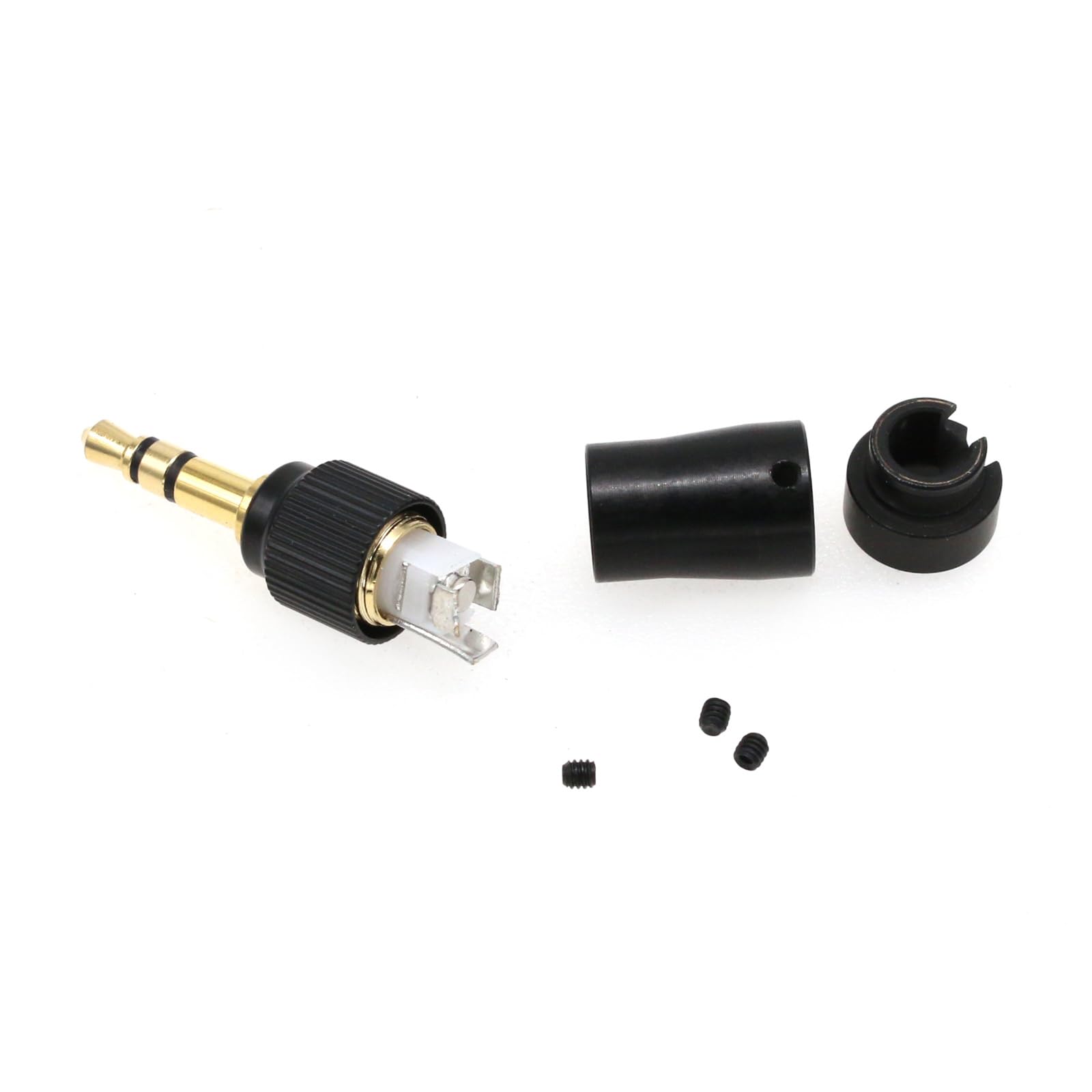 HangTon 2pack Locking 3.5mm 1/8" TRS Male Plug Audio Connector for Sennheiser Rode Sony DEITY Microphone Receiver Transmitter Wireless Bodypack - Image 2