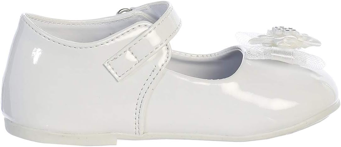 Swea Pea & Lilli Lito Joyce Infant Girls Special Occasion/Christening White/Ivory Shoe with Bow