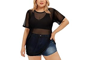 Plus Size Mesh Top for Women: Own Your Feminine Allure