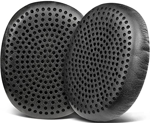 Image of SOULWIT Earpads Replacement for Skullcandy Riff, Riff2 Wired /Wireless On-Ear Headphones, Ear Pads Cushions with Softer Leather, Noise Isolation Foam (Black)