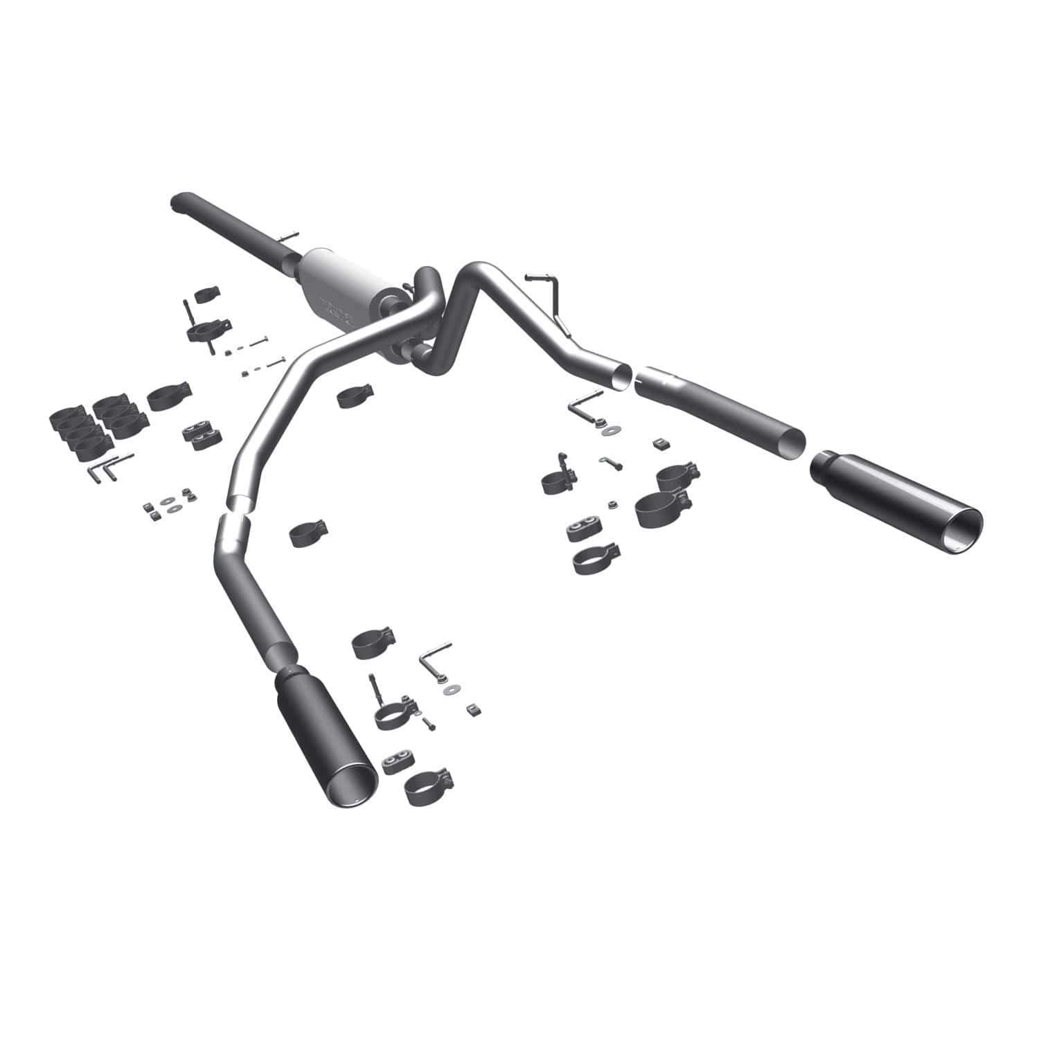MagnaFlow 15523 Large Stainless Steel Performance Exhaust System Kit