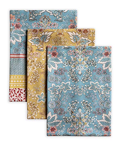 Maison d Hermine Dish Towels 100 Cotton Kitchen Towels Absorbent Dishcloth for Home Kitchen Dining Cocktail Parties Camping Marquise SpringSummer Set of 3