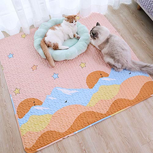 Balacoo Cão Cão Cama Do Cão Mat Esteira Esteiras Acolchoadas Antiderrapante Colchão Lavável Almofada