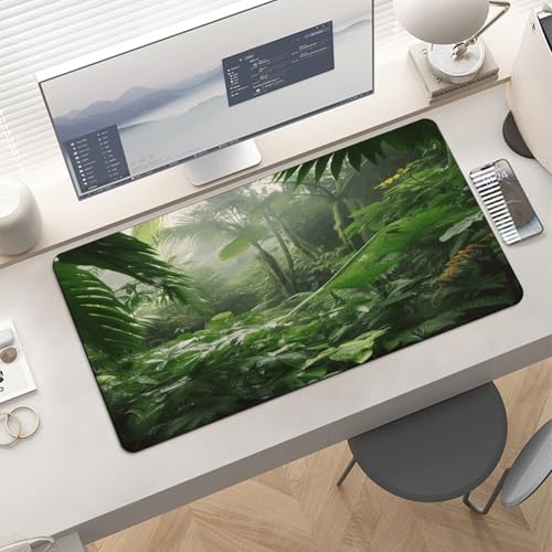 Tropical Rainforest Mouse Pad impermeable y antideslizante miniatura 6