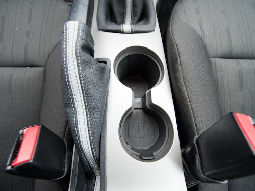 RedlineGoods ebrake Boot Compatible with Ford Focus Mk2 US 2008-11. Tailor Made - not Universal. Genuine top-Grade Italian Red Leather with Black Thread