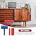 8Pcs Wood Grain Tool Set Wood Grain Painting Tool,Woods Grains Roller Paint Tools DIY Rubber Graining Tools Woods Pattern Painting Roller for Wall Room Art Decoration(Red+Blue+Brown,Size:7 Sizes)