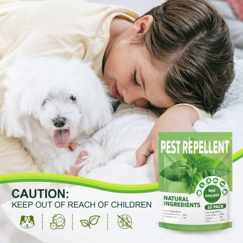Oyhomop Natural Mouse Repellent, Mice Repellent Indoor And Outdoor, Peppermint Oils Rat Repellent For Repel Rodents Squirrels Ant Spider Mice Rats Other Pests, 10 #TOP3
