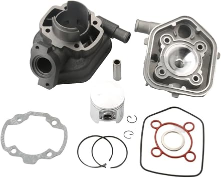 70cc Big Bore Cylinder Kit & Head For Peu-geot Speedfight 2 Vertical 50cc LC 47mm/12mm 2 Stroke Engine Accessories
