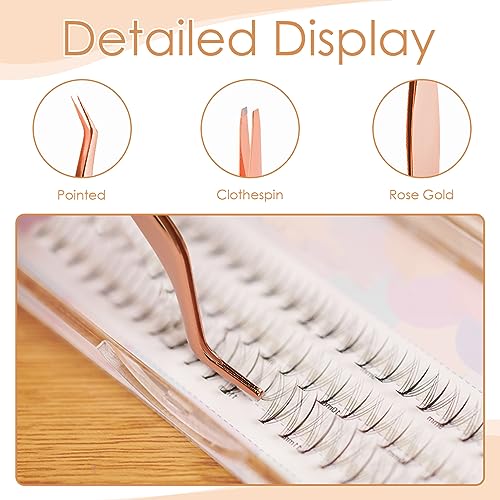 Zuroki Pinzette per Sopracciglia,2 Pcs Pinzette