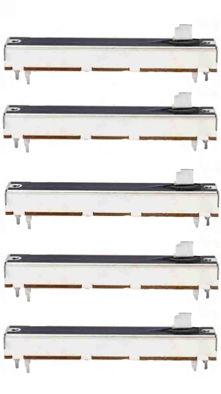 KEERTAN KALP 10k Ohm 6020 60mm Linear Slide Potentiometer (Fader), with Dust Cover (BREADTH SOFT) 2+2 PIN (5PCS) SET (B0BL9Q66WY) Amazon Price History, Amazon Price Tracker