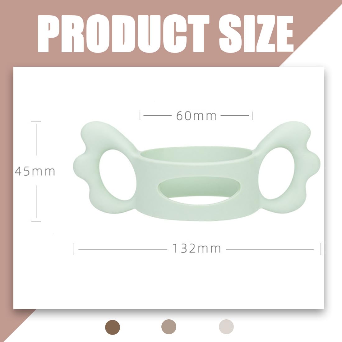 2 pcs Impugnatura Per Biberon, Maniglia per Manici per Biberon Impugnatura per Biberon, Maniglia per Biberon in Silicone, Facile Installazione Manici Per Biberon, Hold My Bottle
