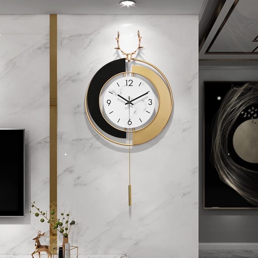 バッテリー クリエイティブモダンメタルウォールクロック メサス デ ノーチェ パラ ドルミトリオ モダンでクリエイティブな透明