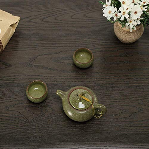 Image of Self Adhesive Wallpaper for Furniture, Almirah, Table Top, Wardrobe, Kitchen, Cupboard Decal & Door| Kitchen Wall Paper Sticker DIY PVC Self Liner Vinyl Stickers. (Brown Texture, 24x96 Inch)