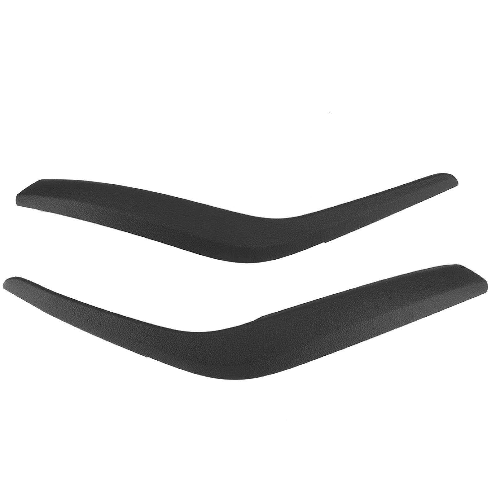 Dioche Couverture de poignée de porte de voiture, Lot de 2 garnitures de poignée de porte intérieure noire 51412991775 pour X1 E84 2010-2016