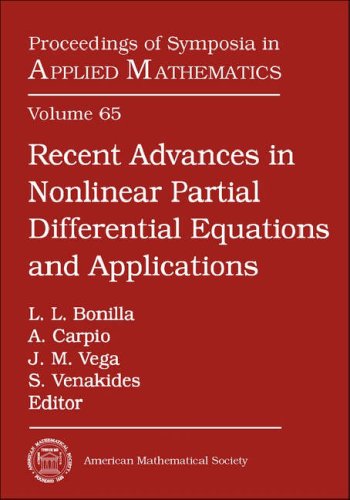 Buy Recent Advances in Nonlinear Partial Differential Equations and ...
