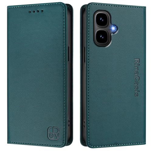 Custodia pelle compatibile con INFINIX Smart POP 10 Premium custodia a portafoglio per POP 10 verde scuro