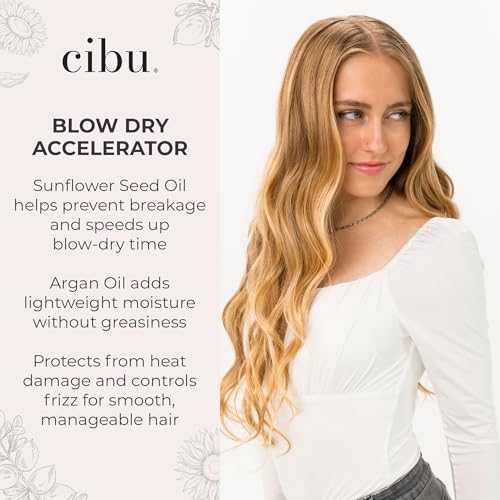 CIBU Blow Dry Accelerator Styling Spray 8 Ounces miniatura 4