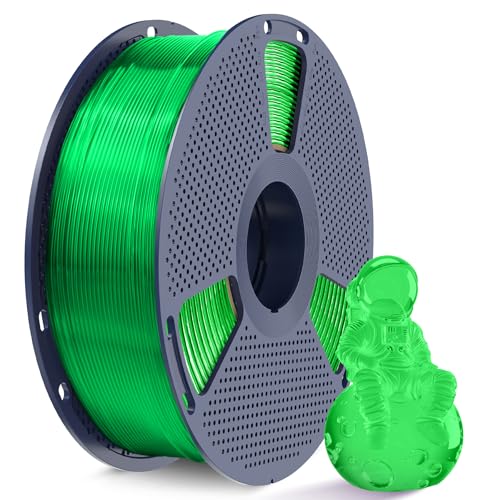 Image of SUNLU TPU 3D Printer Filament 1.75mm, High Speed 95A TPU Filament, 1KG Flexible 3D Filament for Fast Printing, Dimensional Accuracy + /- 0.03mm, Suitable for Most FDM 3D Printers. (Clear Green)