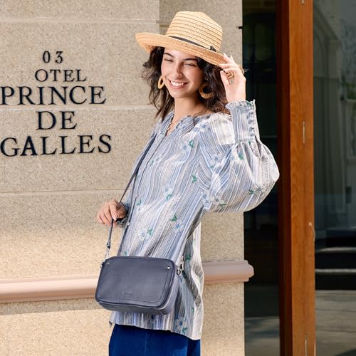Image of befen Genuine Leather Crossbody Bags for Women, RFID Leather Purses