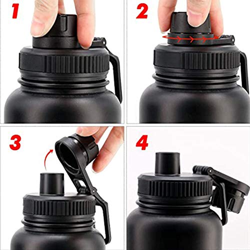 CHENSTAR Spout Lid For Hydro Flask Wide Mouth Sport Water Bottles, Perfect Replacement Lid Accessory For Wide Mouth Water Bottles(12/16/18/20/32/40/64oz) - Image 2