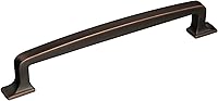 Vista 54 de Amerock Mango de gabinete Bronce ennegrecido 3-3/4 pulgadas (96 mm) de centro a centro Westerly paquete de 1 unidad Jaladera de cajón