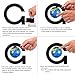 BEBEVOGUE Personalized Magnetic Levitation Floating Globe with LED Light Anti Gravity WIreless Lighting World Gobe Office Home Desk Gadget Decor Unique Birthday Gift for Men Kids Boss Boys (Blue)