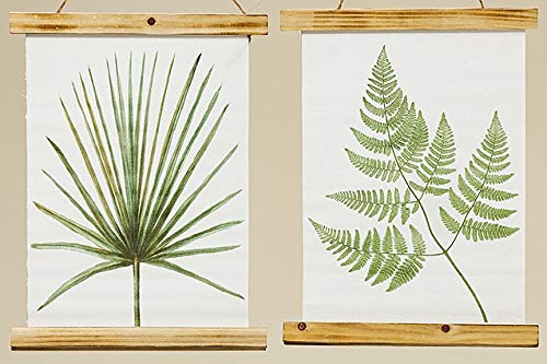 BOLTZE GRUPPE GmbH 2 TLG. Decoración de Pared con diseño de Palmeras (40 cm)
