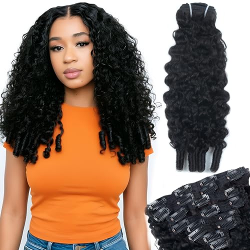 Curly Clip in Hair Extensions Burmese Curly 24inch