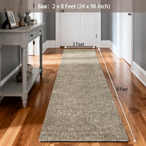 Tapete Decorativo Cortable 2x8 Pies Antideslizante Crema Gris miniatura 7