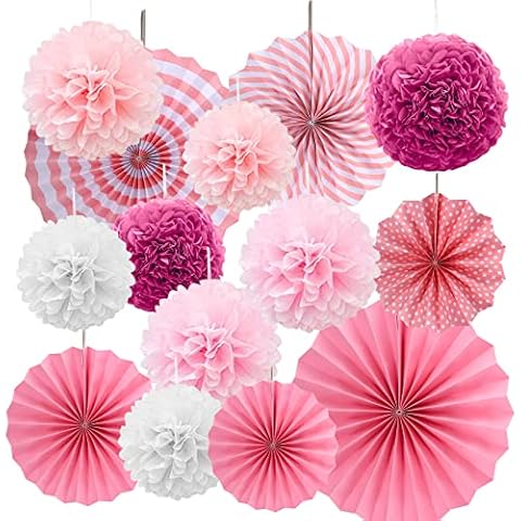 Pompones de Papel de Seda para Fiestas Cover